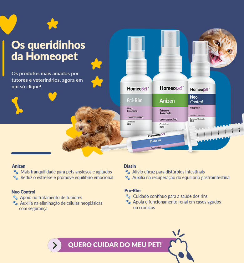 Queridinhos da Homeopet